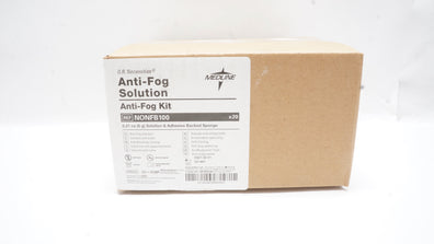 Medline NONFB100 Anti-Fog Solution 0.21oz. Anti-Fog Kit - Box of 20